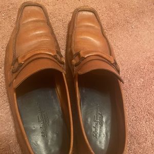 Salvatore Ferragamo recently resold shoes. Needs a strong polishing